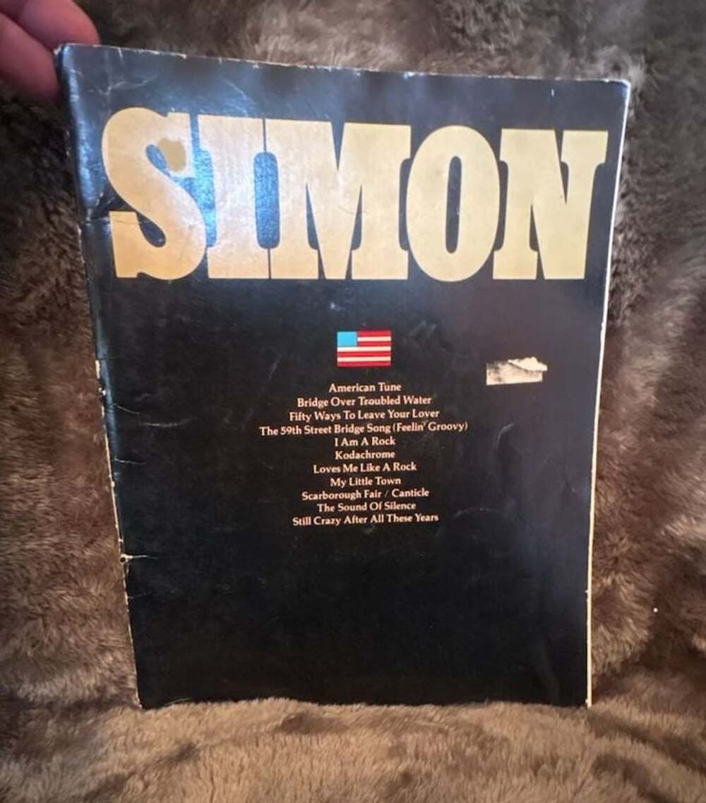 Paul Simon John Brimhall Easy Piano Songbook Sheet Music Vintage Book